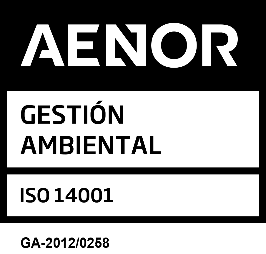 Certificado Aenor ISO  14001